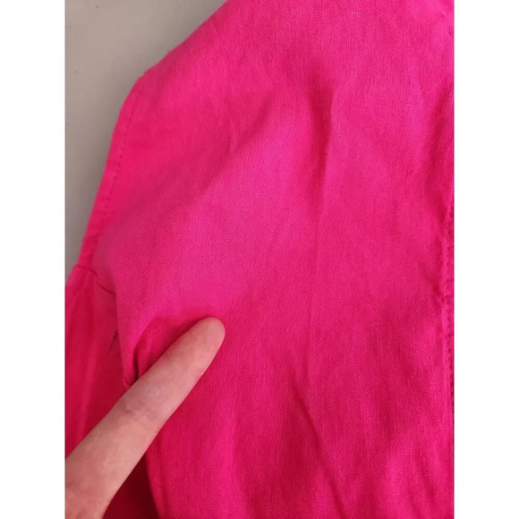 NWD Anthropologie Maeve The Naomi Workwear Jumpsuit Size 14 Pink $9E413 - Picture 14 of 16